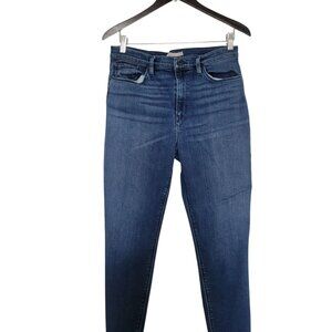 Hudson Medium Wash Barbara Jeans High Waist Frayed Ankle Women's Size 32